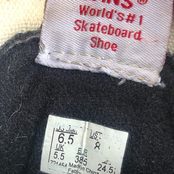 Vans Off The Wall 721454  Unisex’s Black Suede Hi High Top Black Shoes SZ M6,W8 - Picture 10 of 12